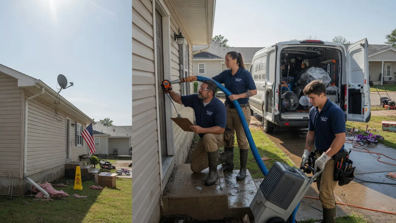 Ceiling Water Damage Restoration in Alexander, NY near me